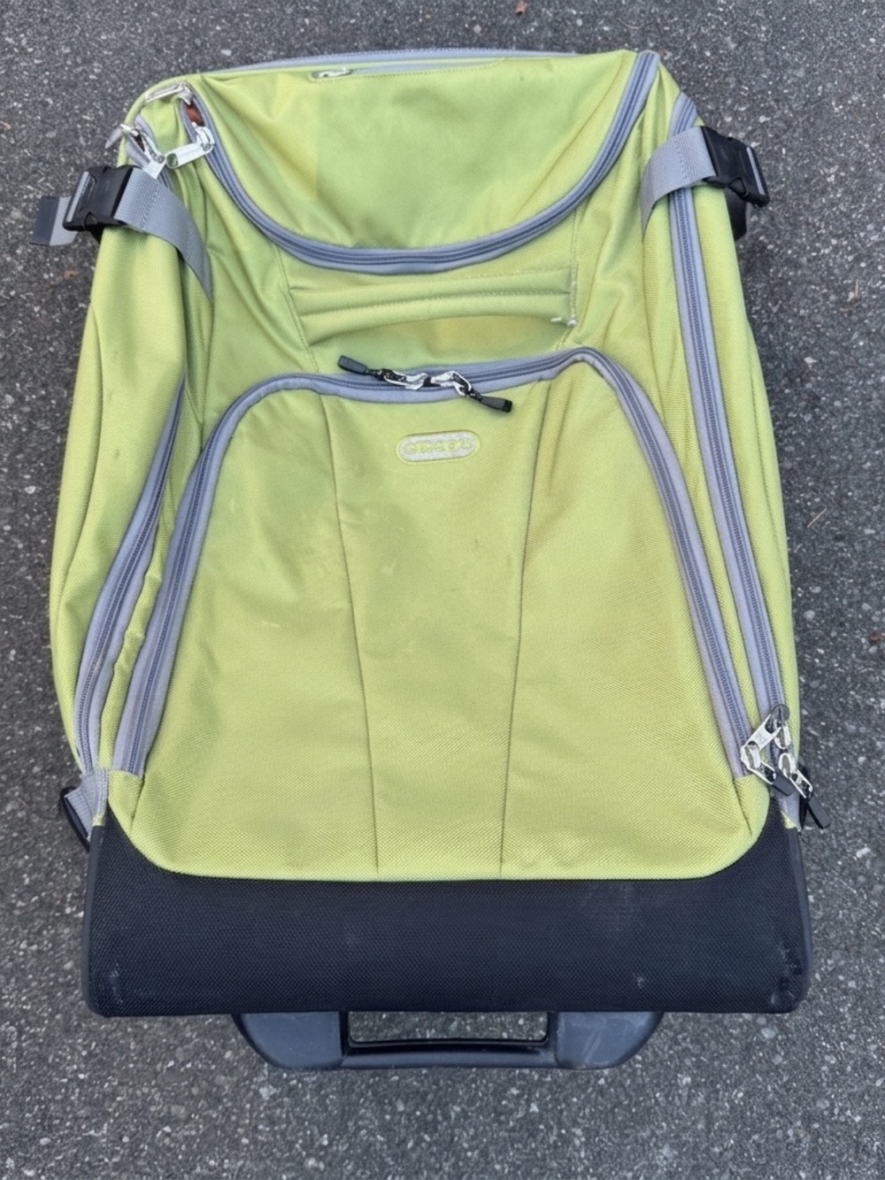 eBags EB2146-25W Green 25" Wheeled Suitcase Luggage Rolling Travel Expandable